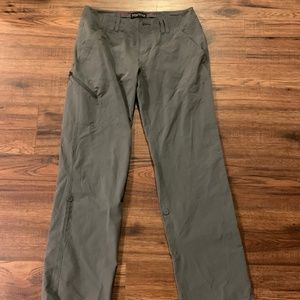 Marmot womens gray rollup hiking pants size 6